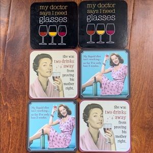 Set of 6 coasters